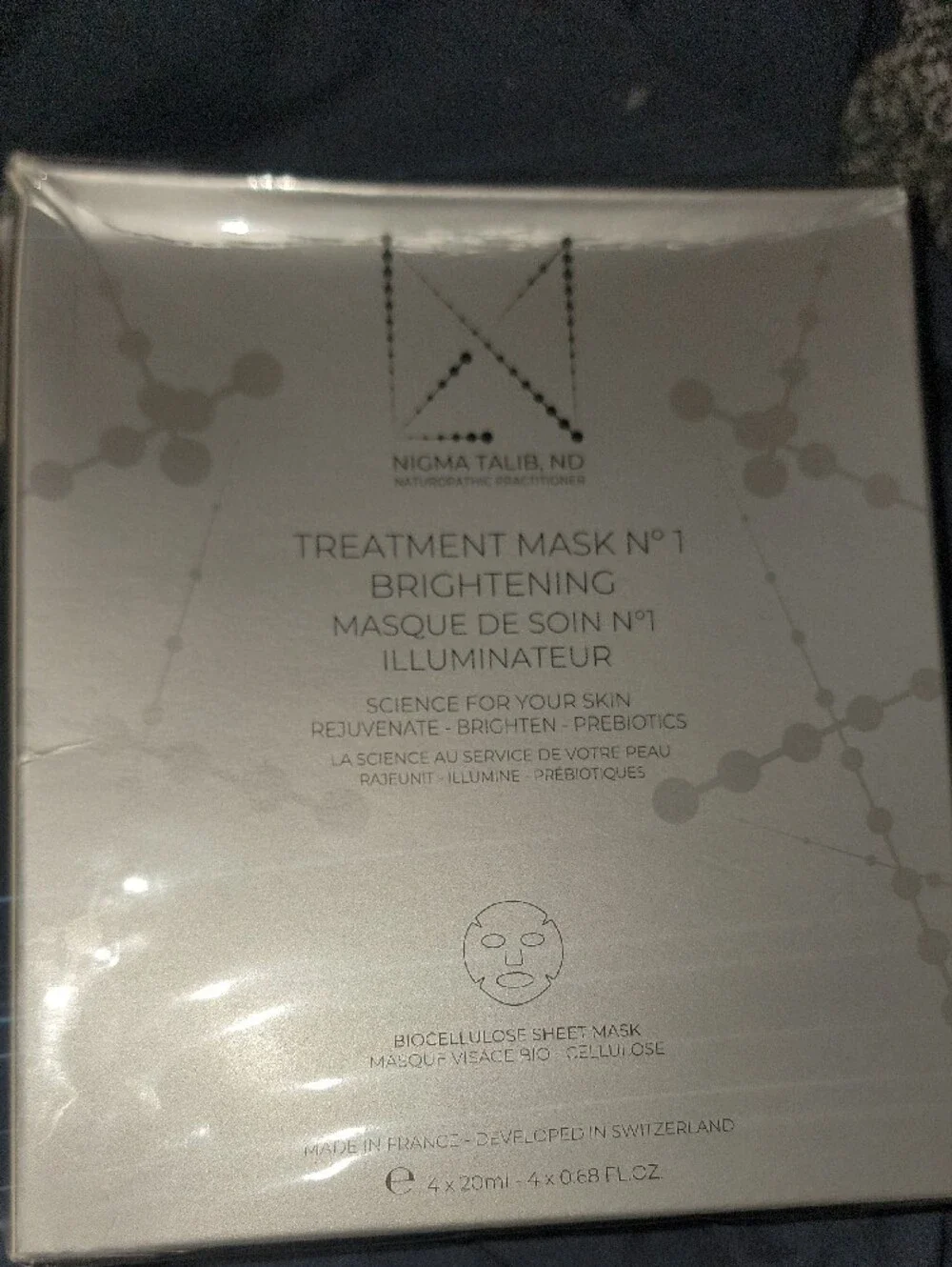 NICMA TALIB Treatment Mask No.1 Brightening - 4 Pack Very Pricey!
